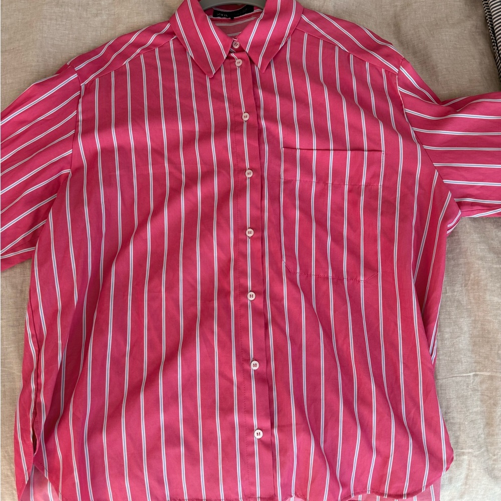 Men's Pink Striped Shirt